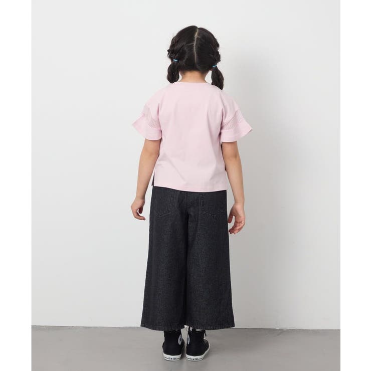 【接触冷感/ジメジメ対策】[120-130]タックワイドパンツ | a.v.v【KIDS】 | 詳細画像18 