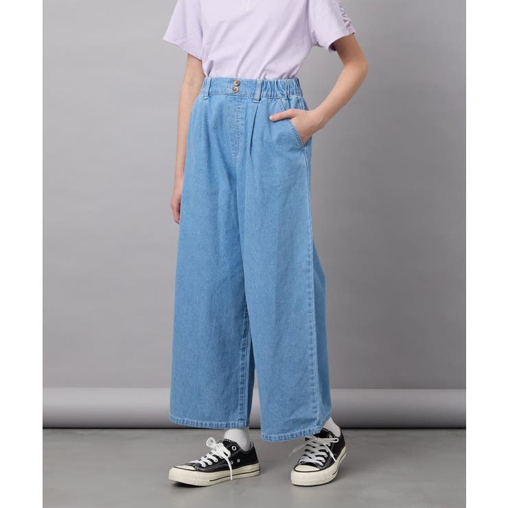 【接触冷感/ジメジメ対策】[120-130]タックワイドパンツ | a.v.v【KIDS】 | 詳細画像21 