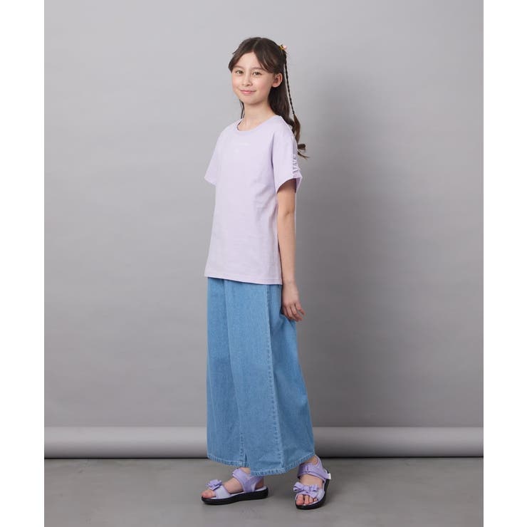 【接触冷感/ジメジメ対策】[120-130]タックワイドパンツ | a.v.v【KIDS】 | 詳細画像24 