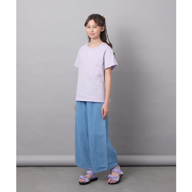 【接触冷感/ジメジメ対策】[120-130]タックワイドパンツ | a.v.v【KIDS】 | 詳細画像26 