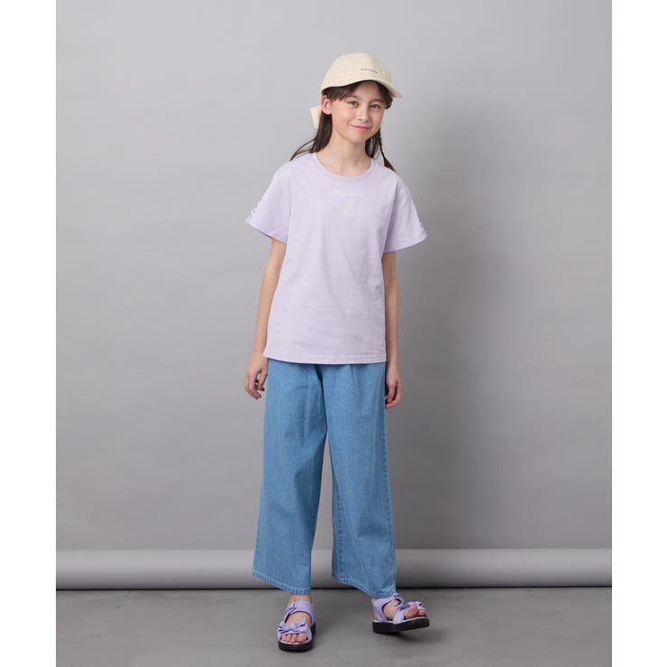 【接触冷感/ジメジメ対策】[120-130]タックワイドパンツ | a.v.v【KIDS】 | 詳細画像28 