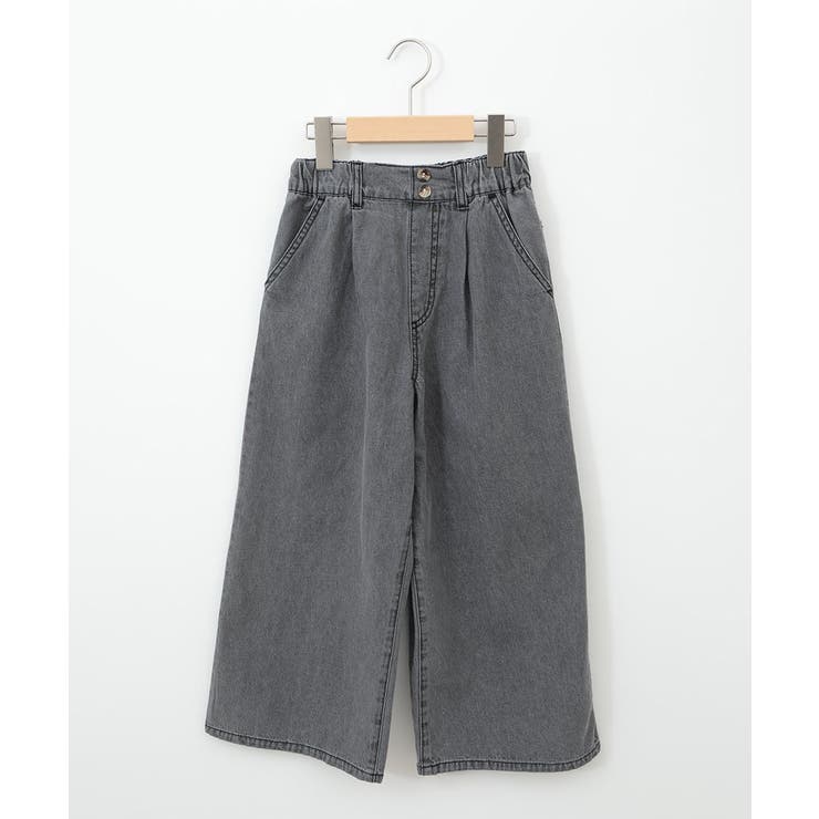 【接触冷感/ジメジメ対策】[120-130]タックワイドパンツ | a.v.v【KIDS】 | 詳細画像8 