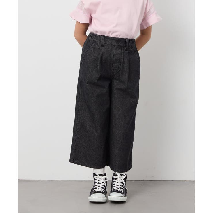 【接触冷感/ジメジメ対策】[120-130]タックワイドパンツ | a.v.v【KIDS】 | 詳細画像9 