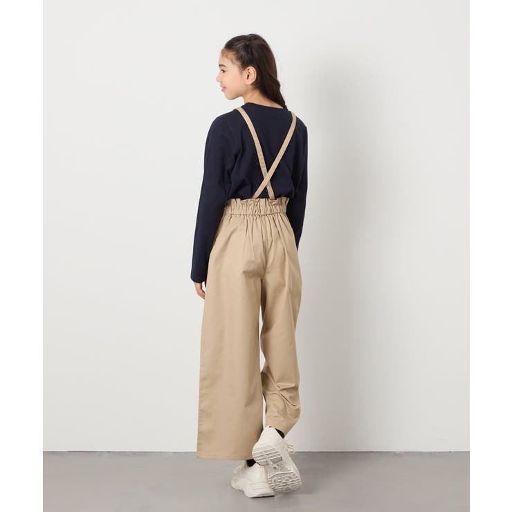 [140-150]【接触冷感】サス付きワイドパンツ | a.v.v【KIDS】 | 詳細画像11 