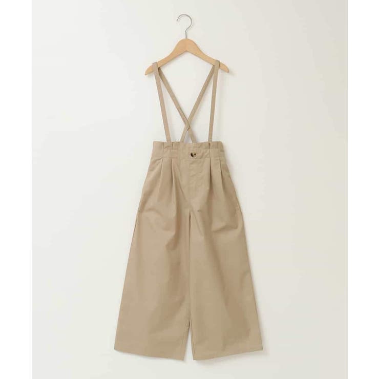 [140-150]【接触冷感】サス付きワイドパンツ | a.v.v【KIDS】 | 詳細画像2 