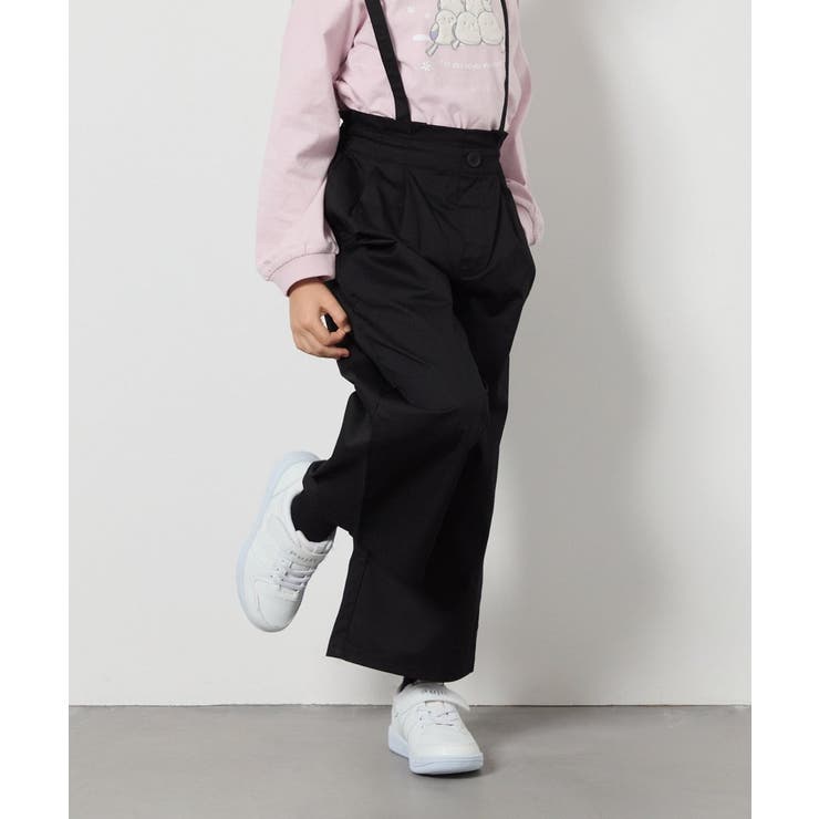 [140-150]【接触冷感】サス付きワイドパンツ | a.v.v【KIDS】 | 詳細画像24 