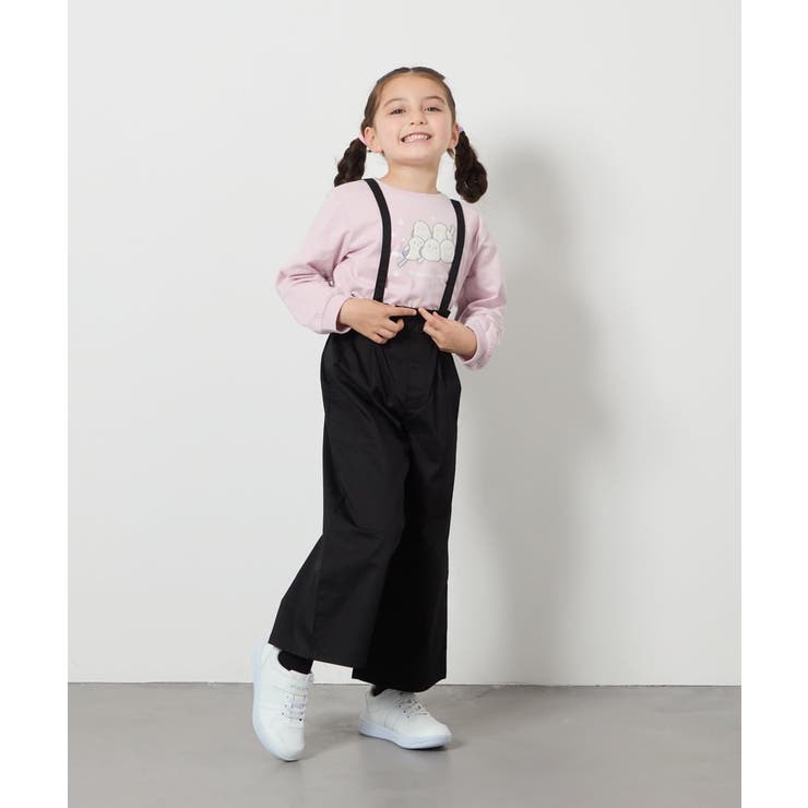 [140-150]【接触冷感】サス付きワイドパンツ | a.v.v【KIDS】 | 詳細画像27 