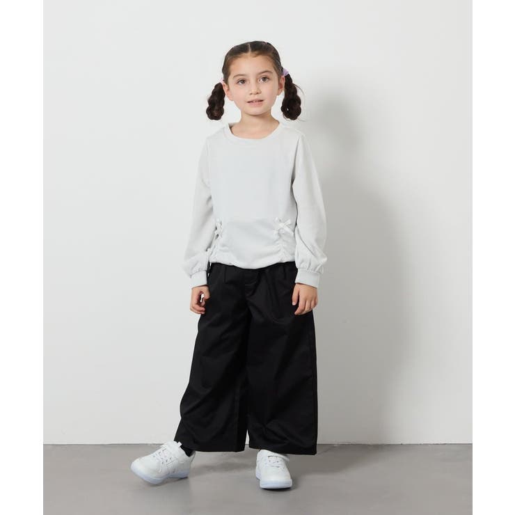 [140-150]【接触冷感】サス付きワイドパンツ | a.v.v【KIDS】 | 詳細画像30 