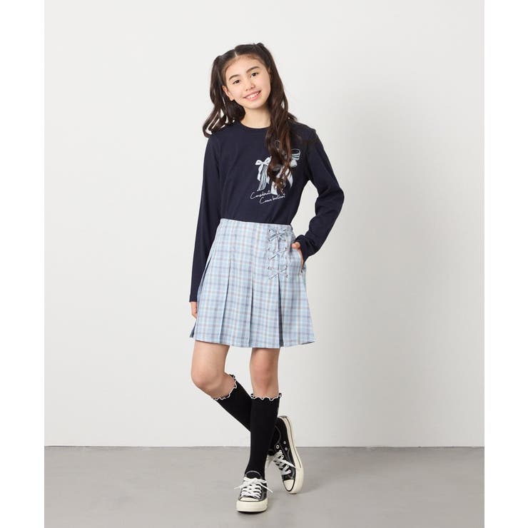 [140-150]サイドレースアップスカパン | a.v.v【KIDS】 | 詳細画像5 