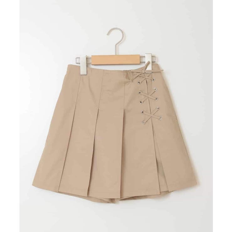 ベージュ | [140-150]サイドレースアップスカパン | a.v.v【KIDS】