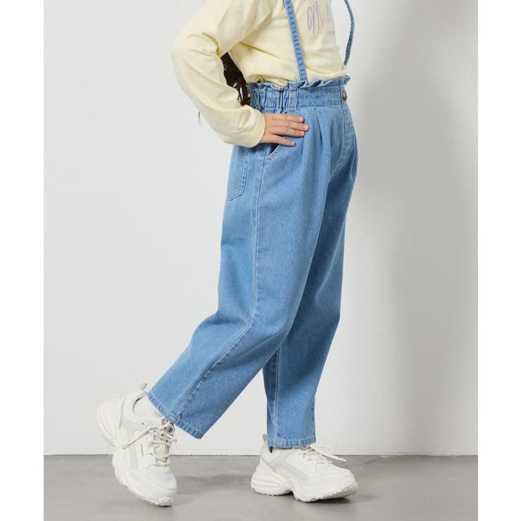 [160]サス付きタックテーパードデニムパンツ | a.v.v【KIDS】 | 詳細画像13 