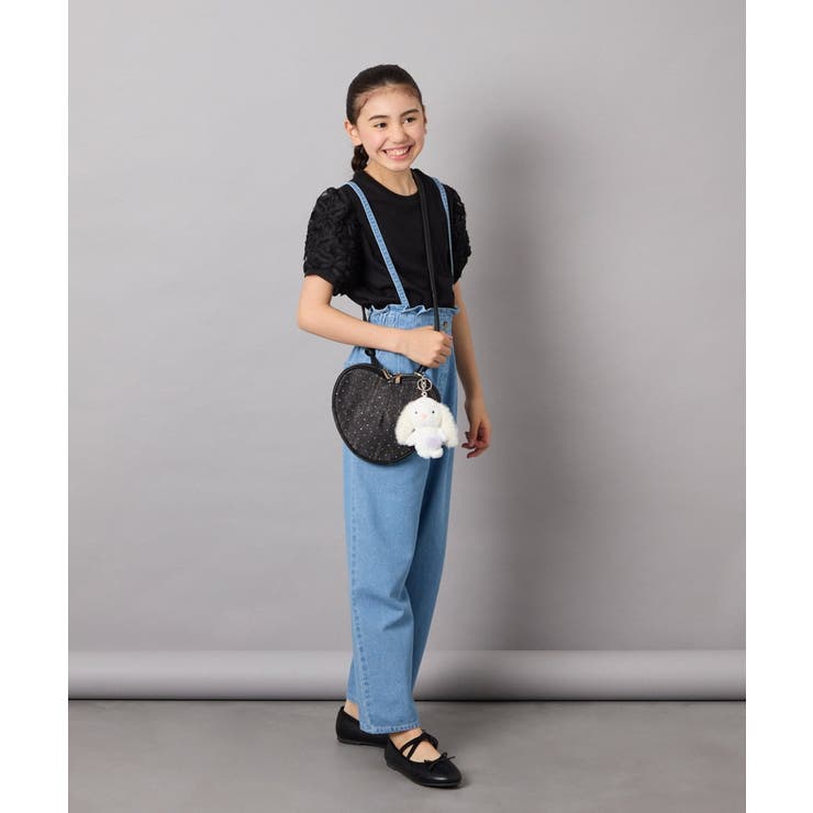 [160]サス付きタックテーパードデニムパンツ | a.v.v【KIDS】 | 詳細画像7 