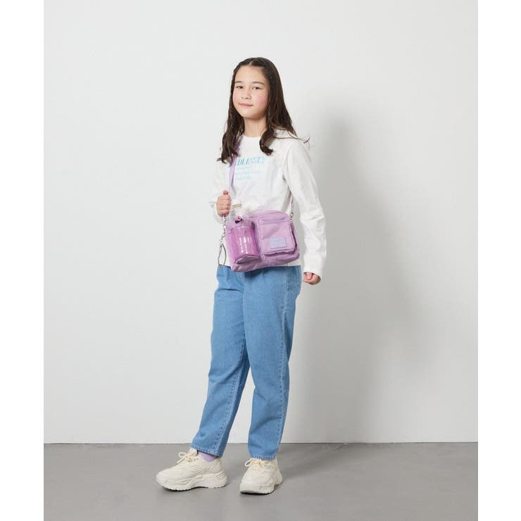 [160]サス付きタックテーパードデニムパンツ | a.v.v【KIDS】 | 詳細画像8 