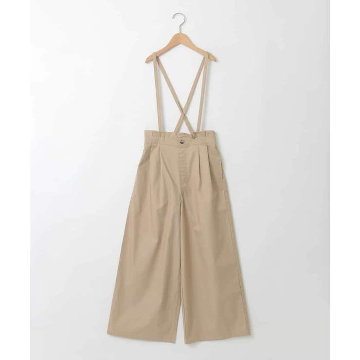 [160]【接触冷感】サス付きワイドパンツ | a.v.v【KIDS】 | 詳細画像1 