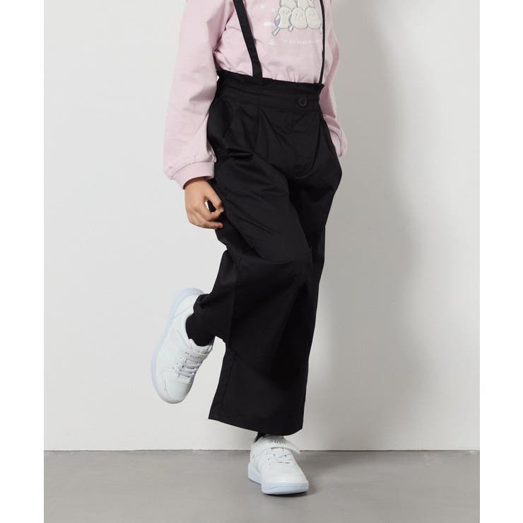 [160]【接触冷感】サス付きワイドパンツ | a.v.v【KIDS】 | 詳細画像19 