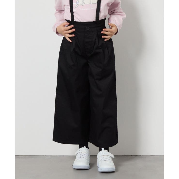 [160]【接触冷感】サス付きワイドパンツ | a.v.v【KIDS】 | 詳細画像20 