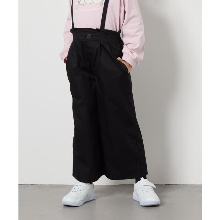 [160]【接触冷感】サス付きワイドパンツ | a.v.v【KIDS】 | 詳細画像22 