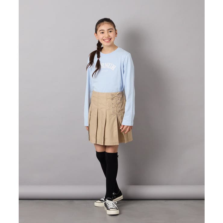 [160]サイドレースアップスカパン | a.v.v【KIDS】 | 詳細画像11 