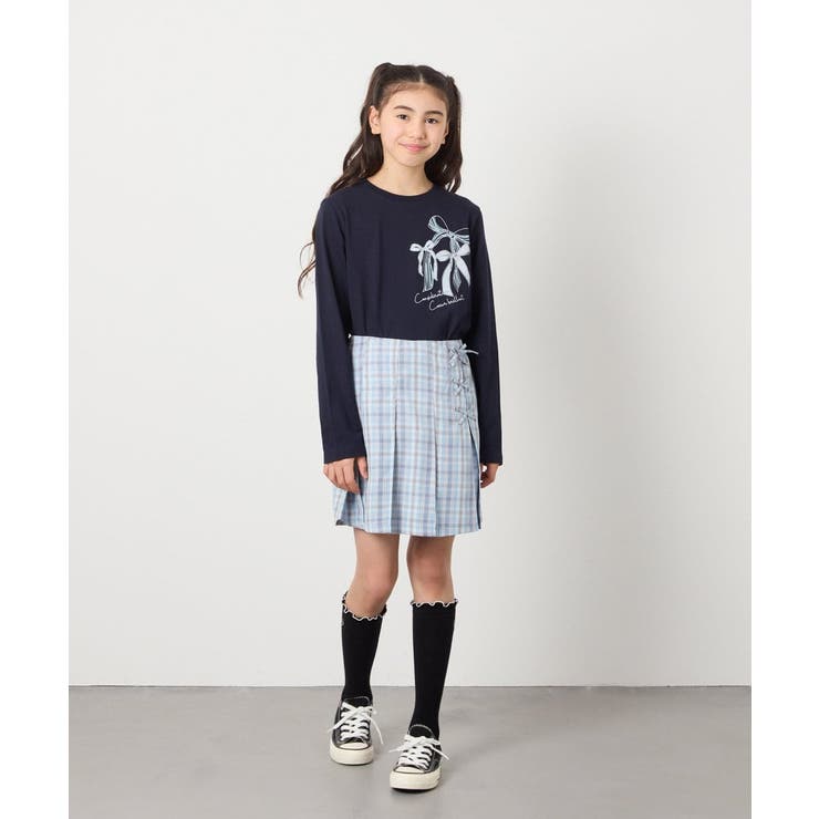 [160]サイドレースアップスカパン | a.v.v【KIDS】 | 詳細画像24 