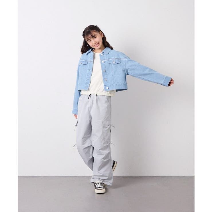 [120-160]サイドリボンカーゴパンツ | a.v.v【KIDS】 | 詳細画像13 