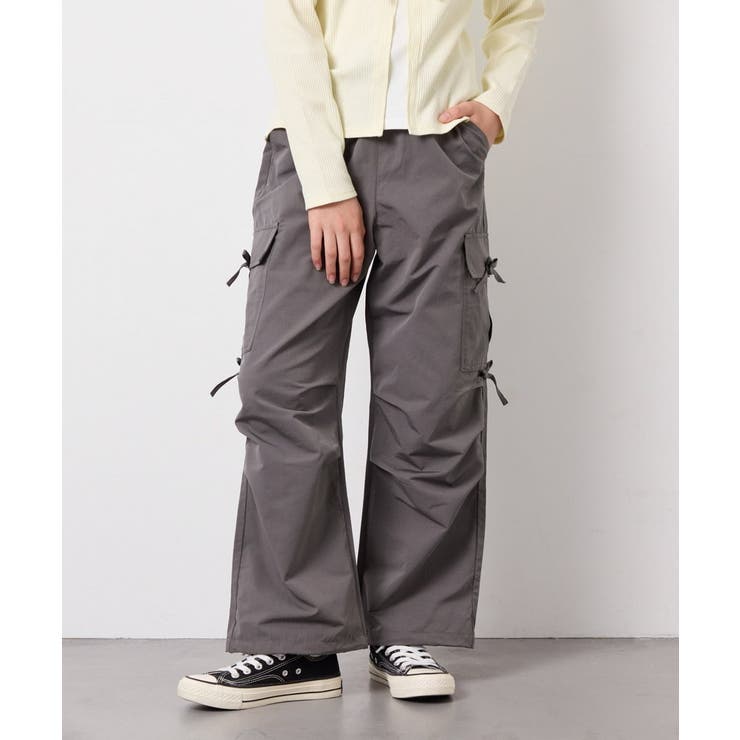 [120-160]サイドリボンカーゴパンツ | a.v.v【KIDS】 | 詳細画像26 