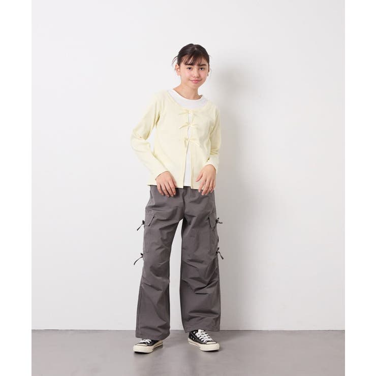 [120-160]サイドリボンカーゴパンツ | a.v.v【KIDS】 | 詳細画像29 