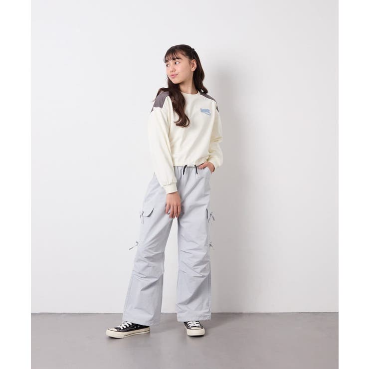 [120-160]サイドリボンカーゴパンツ | a.v.v【KIDS】 | 詳細画像7 