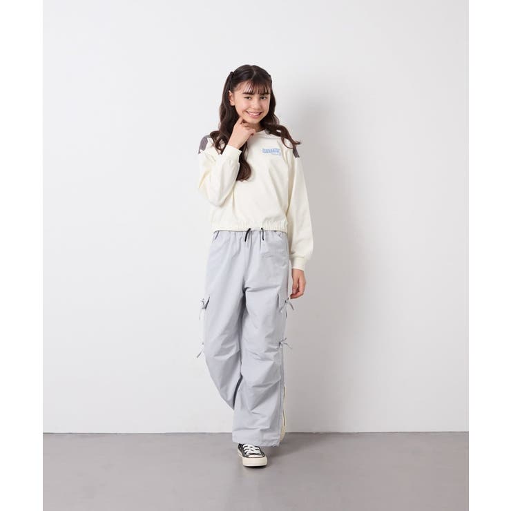 [120-160]サイドリボンカーゴパンツ | a.v.v【KIDS】 | 詳細画像8 