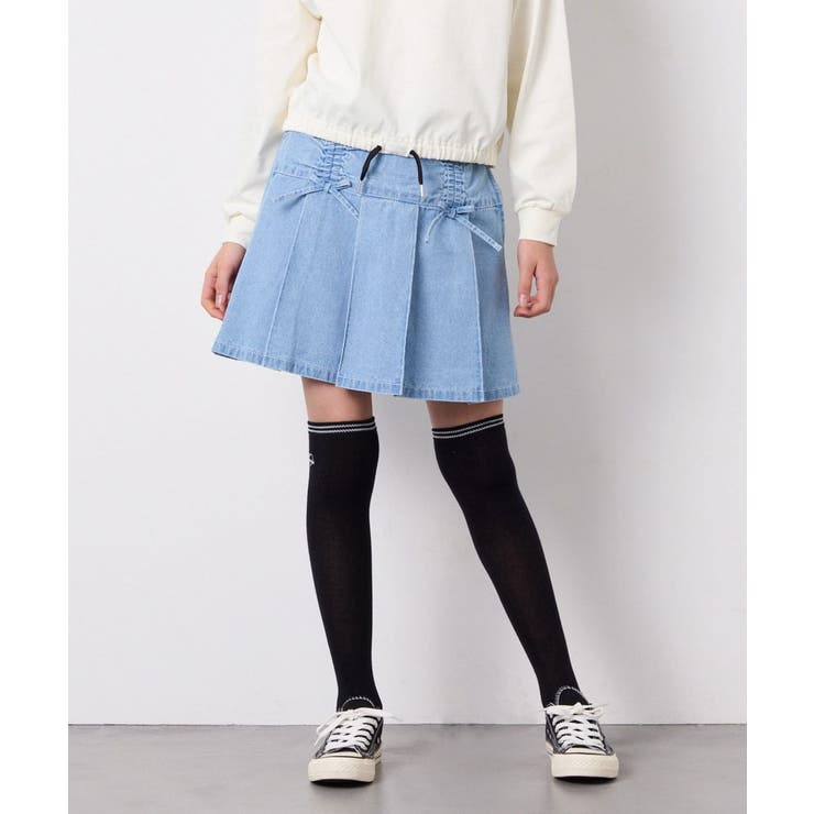 [120-160]ギャザープリーツスカパン | a.v.v【KIDS】 | 詳細画像10 