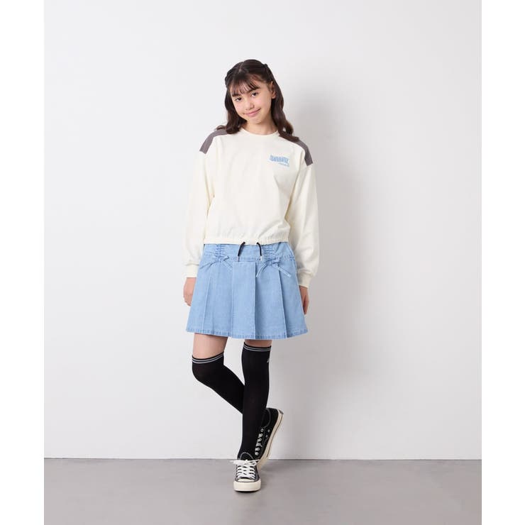 [120-160]ギャザープリーツスカパン | a.v.v【KIDS】 | 詳細画像12 