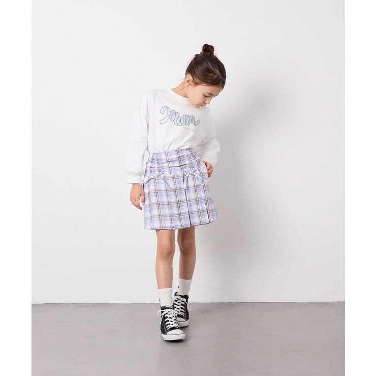 [120-160]ギャザープリーツスカパン | a.v.v【KIDS】 | 詳細画像21 