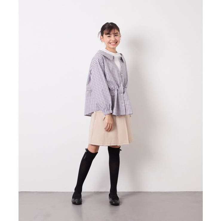 [120-160]ギャザープリーツスカパン | a.v.v【KIDS】 | 詳細画像39 