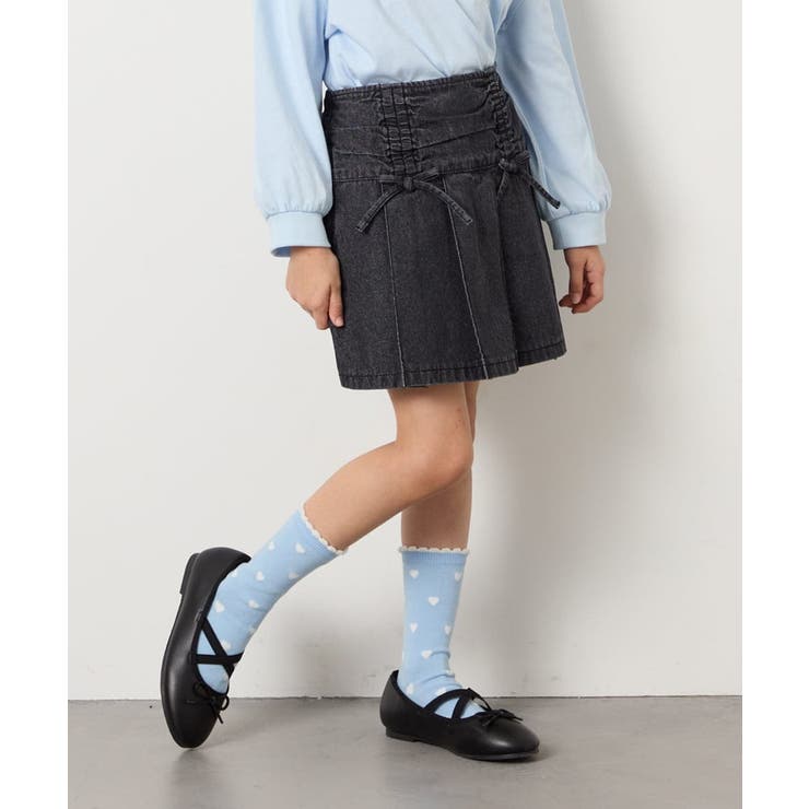 [120-160]ギャザープリーツスカパン | a.v.v【KIDS】 | 詳細画像43 