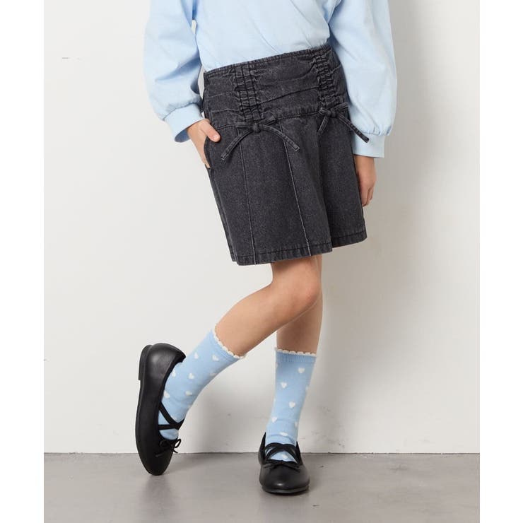 [120-160]ギャザープリーツスカパン | a.v.v【KIDS】 | 詳細画像44 