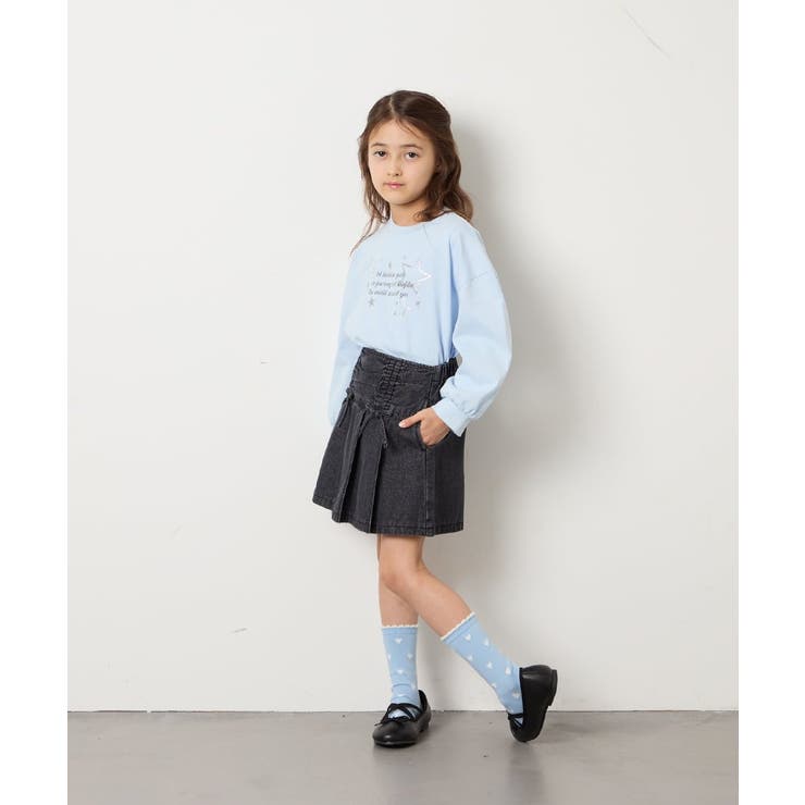 [120-160]ギャザープリーツスカパン | a.v.v【KIDS】 | 詳細画像45 