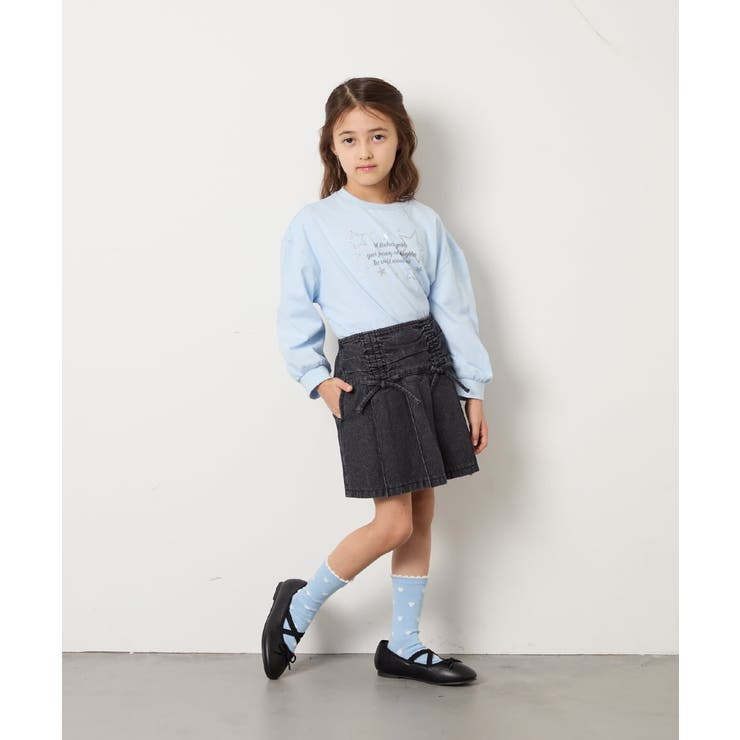 [120-160]ギャザープリーツスカパン | a.v.v【KIDS】 | 詳細画像46 