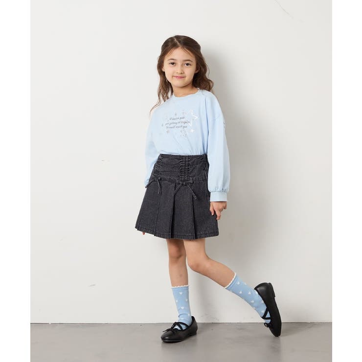 [120-160]ギャザープリーツスカパン | a.v.v【KIDS】 | 詳細画像48 