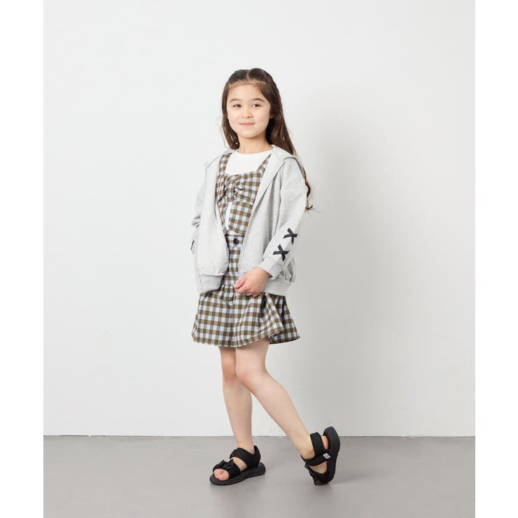 [120-160][ママとお揃いコーデが叶う]ギャザーキュロット | a.v.v【KIDS】 | 詳細画像11 