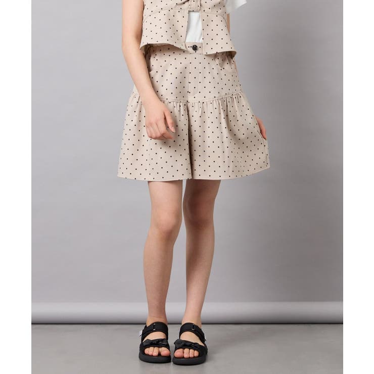 [120-160][ママとお揃いコーデが叶う]ギャザーキュロット | a.v.v【KIDS】 | 詳細画像21 