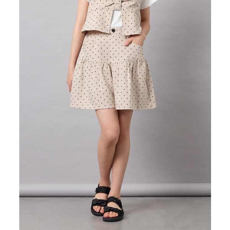 [120-160][ママとお揃いコーデが叶う]ギャザーキュロット | a.v.v【KIDS】 | 詳細画像22 