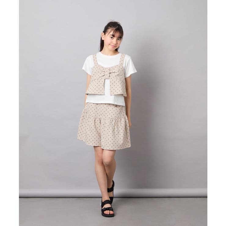 [120-160][ママとお揃いコーデが叶う]ギャザーキュロット | a.v.v【KIDS】 | 詳細画像27 