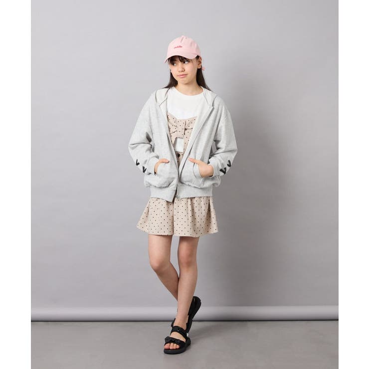 [120-160][ママとお揃いコーデが叶う]ギャザーキュロット | a.v.v【KIDS】 | 詳細画像29 