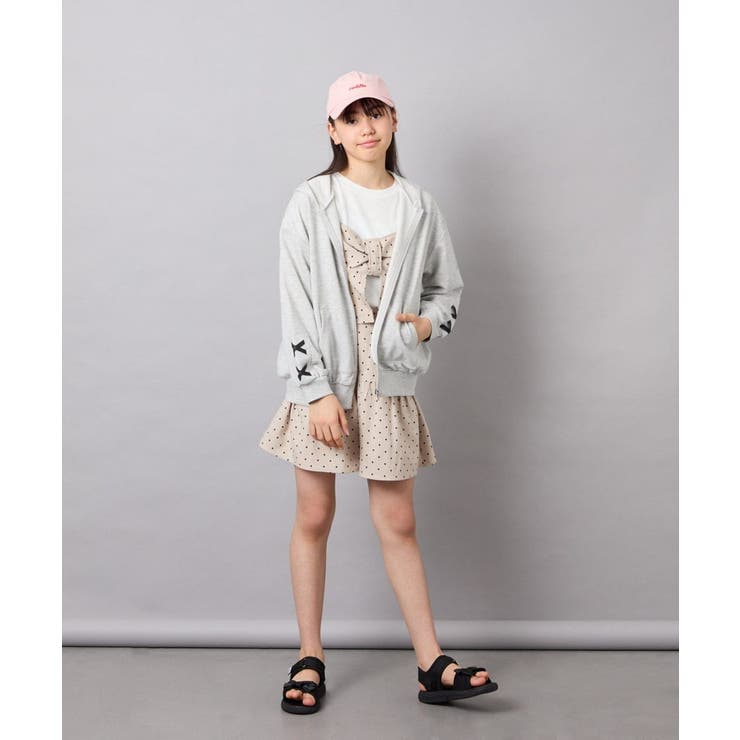 [120-160][ママとお揃いコーデが叶う]ギャザーキュロット | a.v.v【KIDS】 | 詳細画像30 