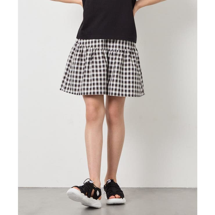 [120-160][ママとお揃いコーデが叶う]ギャザーキュロット | a.v.v【KIDS】 | 詳細画像34 