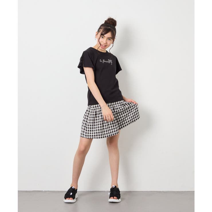 [120-160][ママとお揃いコーデが叶う]ギャザーキュロット | a.v.v【KIDS】 | 詳細画像37 