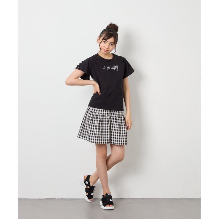 [120-160][ママとお揃いコーデが叶う]ギャザーキュロット | a.v.v【KIDS】 | 詳細画像39 