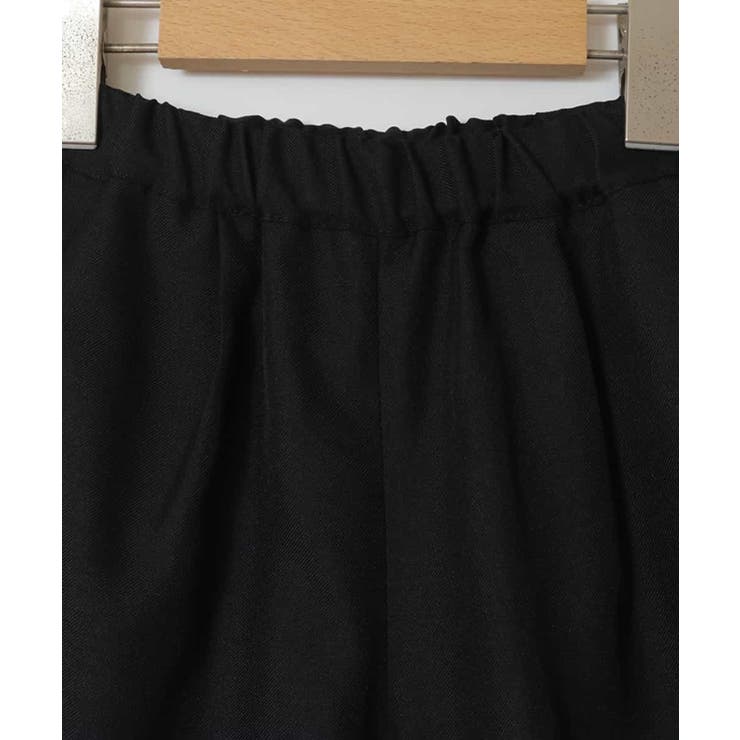 [100-130]【セットアップ対応】麻調タックキュロットパンツ | a.v.v【KIDS】 | 詳細画像37 