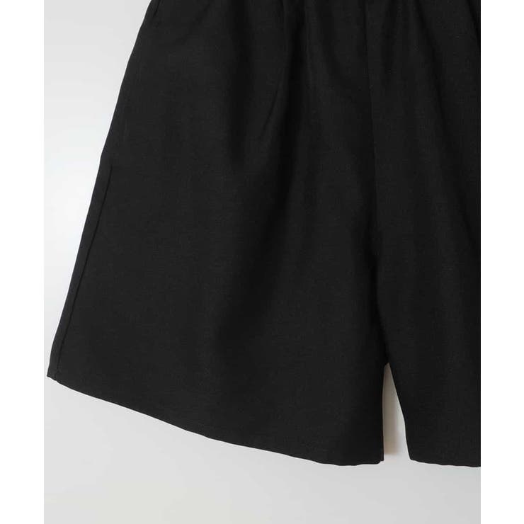 [100-130]【セットアップ対応】麻調タックキュロットパンツ | a.v.v【KIDS】 | 詳細画像38 