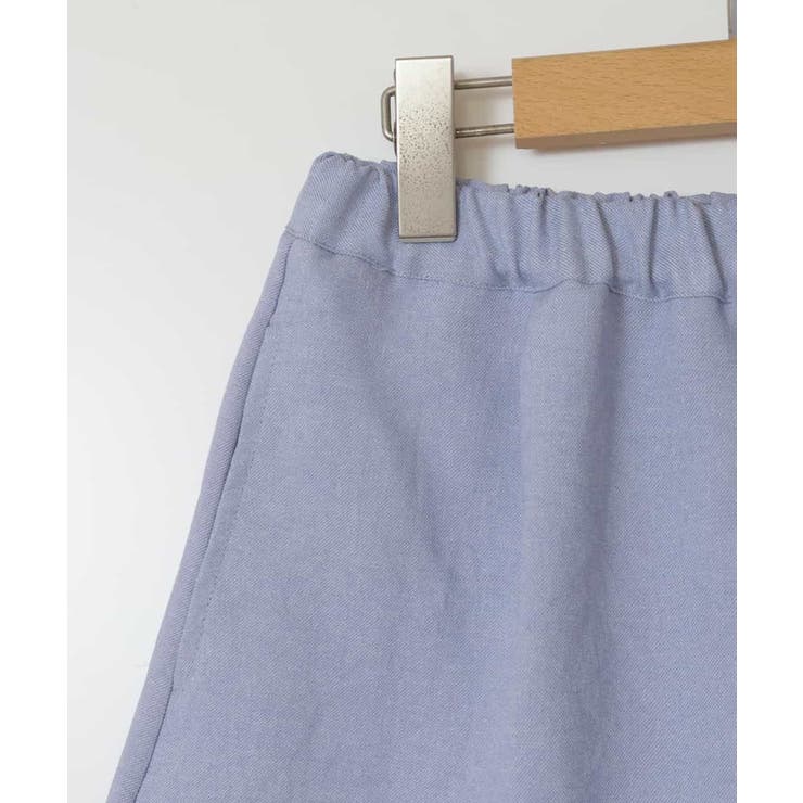 [100-130]【セットアップ対応】麻調タックキュロットパンツ | a.v.v【KIDS】 | 詳細画像4 