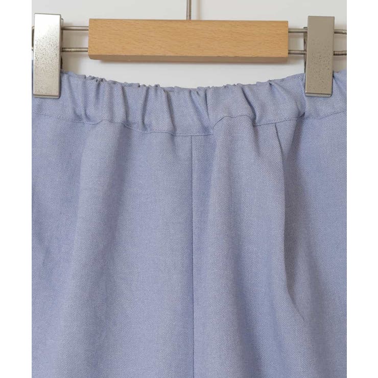 [100-130]【セットアップ対応】麻調タックキュロットパンツ | a.v.v【KIDS】 | 詳細画像5 